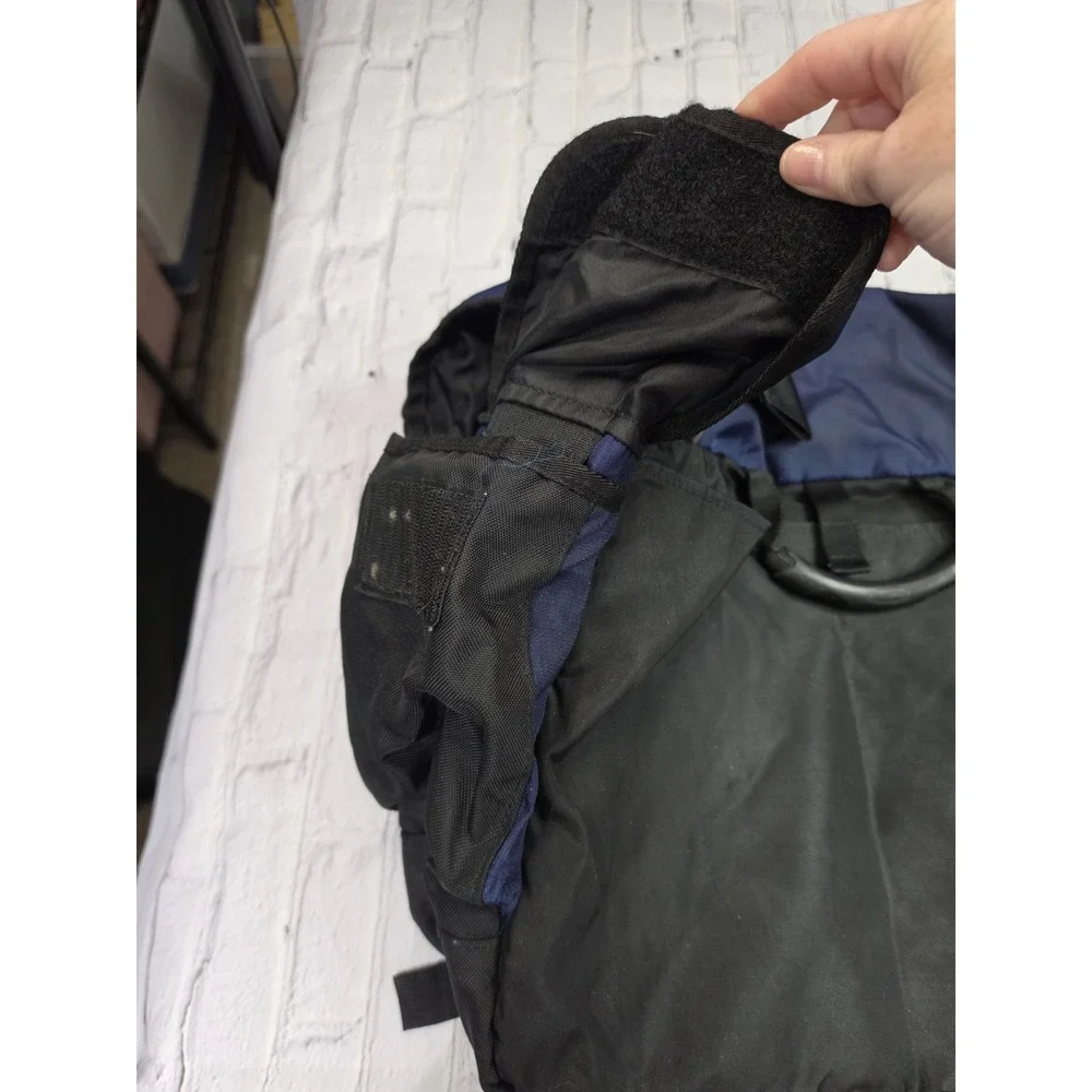 L.L. Bean Messenger Bag Blue Black 18